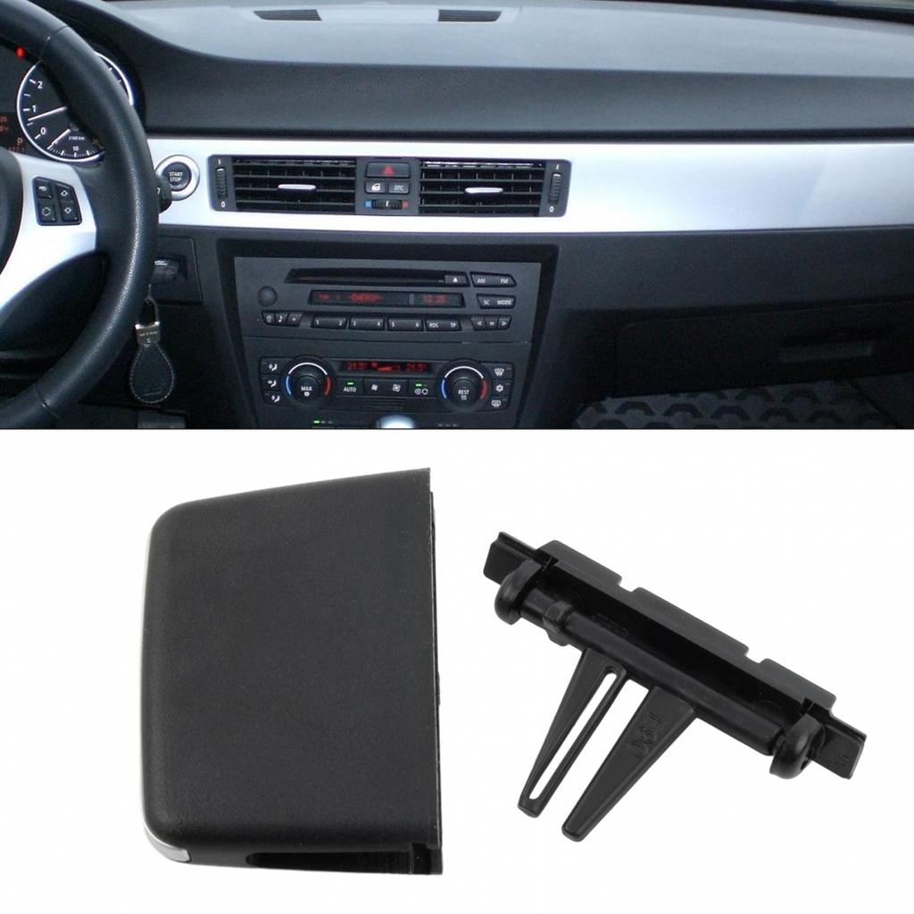 1pc Tab Clip ABS+PC Car Replacement For Center A/C Vent Outlet Repair Kit