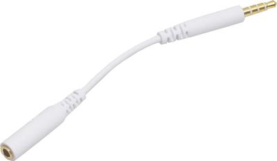 Kabel antenowy Audiophile One Seg 4-pinowy Krajowy operator SAMSUNG do smartfona 12cm Biały 3.5mm Około.