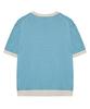 Nupeuebeullu Neb Stripe Half Knit (Skyblue)