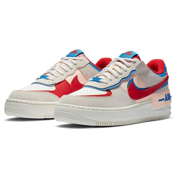 (WMNS) Nike Air Force 1 Shadow 'Sail Royal Red' Women's CU8591-100