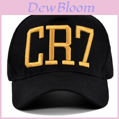 Cr7 Geborduurde baseballpet met 3D-borduurwerk, verstelbare maat, casual stijl voor mannen en vrouwen
