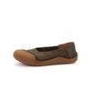 Johnature Mocasini Versatili din Piele Naturală Retro Culoare Solidă cu Talpă Moale Piele Moale de Vacă Pantofi de Damă Slip-on
