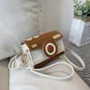 Small Bag Women's Versatile New Contrasting Colors Cute Camera Bag Girl Mini Lipstick Bag
