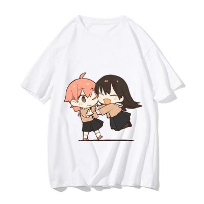 Bloom Into You T Shirt Homens Japonês Bonito Anime T-shirt Desenho Animado Harajuku Graphic Tees Roupas Unissex Tops Camiseta Feminina