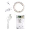 10M 100 Lamp Beads 8 Modes Warm White Fairy String Light Photo Clip Hanging Pictures Cards Memos Artwork