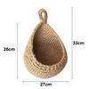 Kitchen Woven Basket Hanging Storage Baskets Cotton Rope