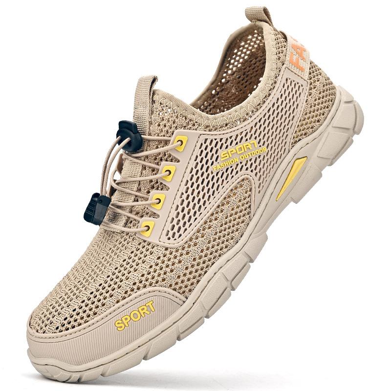 

Новая мужская обувь летняя дышащая тонкая полая спортивная беговая сетчатая обувь мужская сетчатая легкая сетчатая трендовая обувь 46