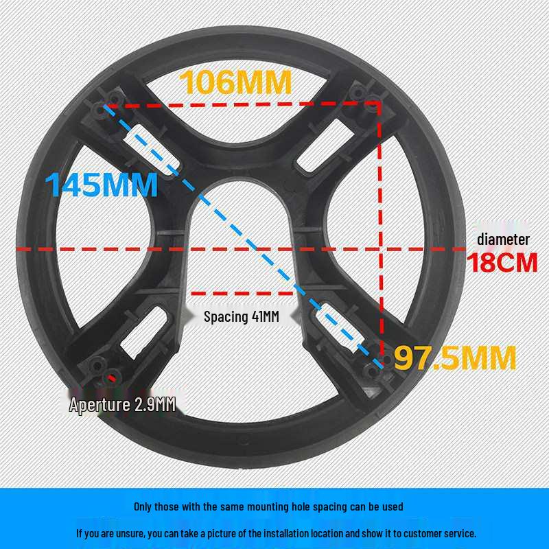 

Bicycle Crankset & Derailleur Chainring Guard Chain Cover [1 piece]