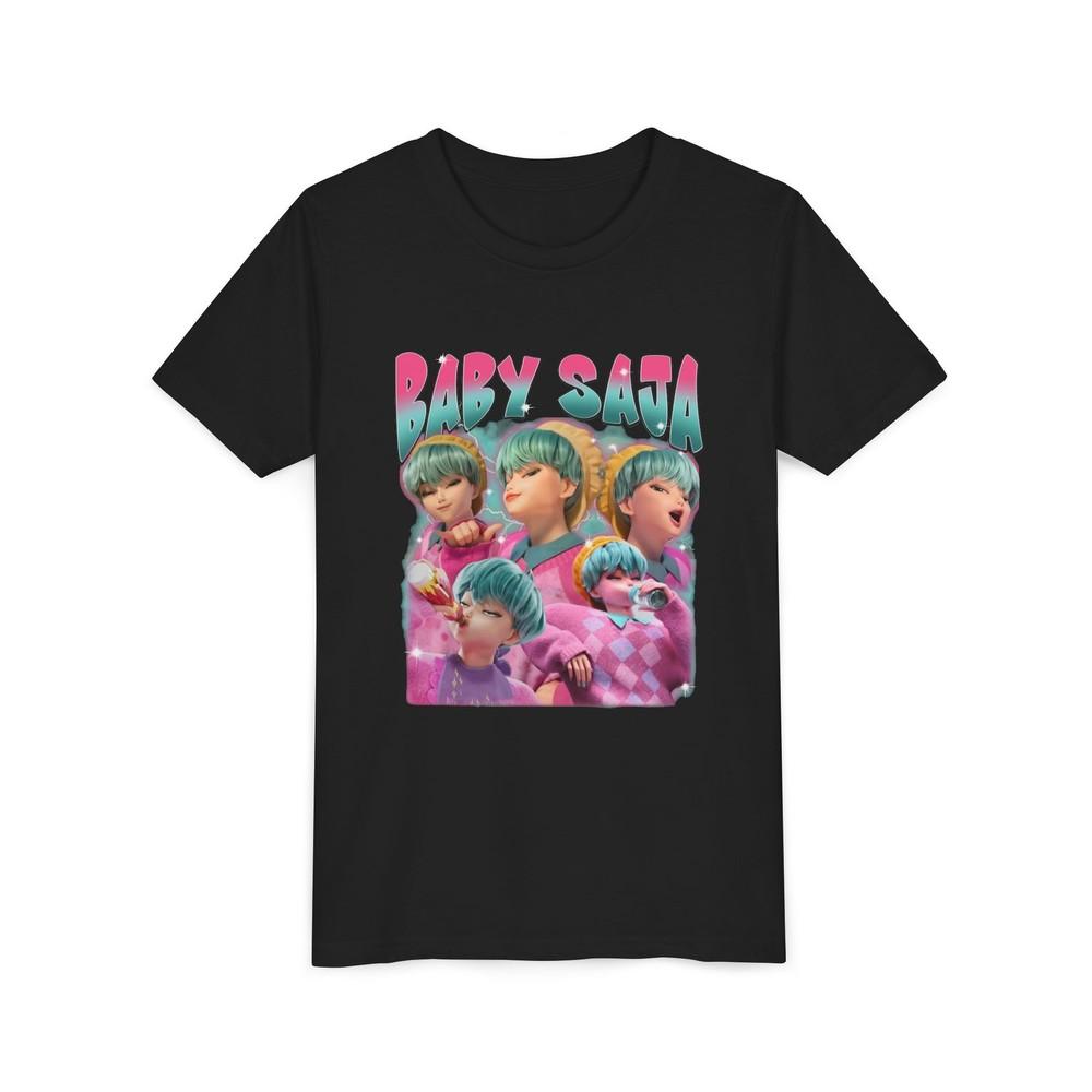 Baby Saja Youth Tee - Fun Graphic Shirt for Kids, Party Wear, Trendy Gift,