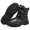 Womens Winter Snow Boots With Wool-Lined Thick Sole Waterproof Anti-Slip Casual Mid-Calf