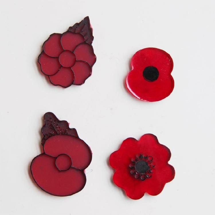 Creative Poppys Flower Shaped Silicone Mold Unique Home Decorations Mould High Temperature Resistant Jewelry Molds