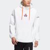Adidas Logo Graphic Print Hoodie Unisex Tops White IC8172