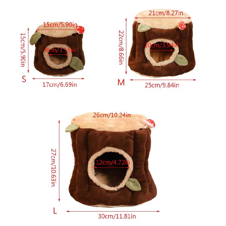 Bird Warm Nest Plush Tent Hanging Parrot Hammock Bed Hideout for Squirrel Ferret