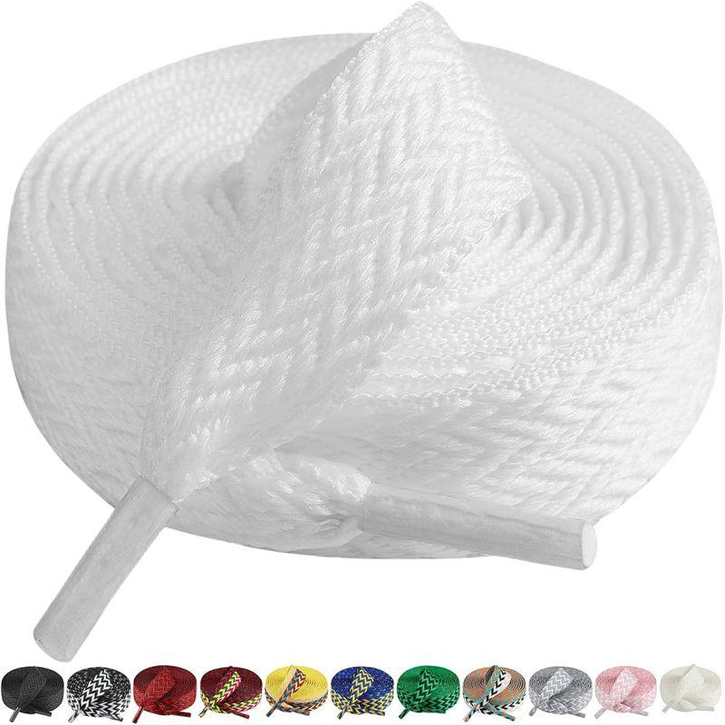 Sneaker Shoe Laces 1.5cm Width Thick Flat Shoelaces for Basketball Tennis Sports Shoes Shoelace Wavy Bread Rope Shoes Strings
