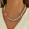 European and American natural freshwater pearl necklace women's fashion ins light luxury literary simplicity versatile collarbone chain
