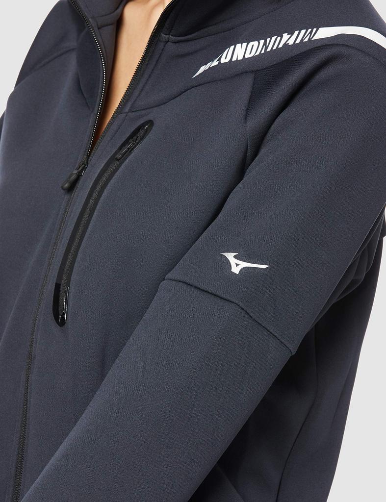 Mizuno Cardboard Knit Training Size S Size Small To Japanese Size Women's Jacket, Black, (32MC0850), (equivalent S)