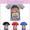 Trendiges Ryan Toys Review Cartoons Print T-Shirt Weiche Baumwollmischung Kurzarmtops