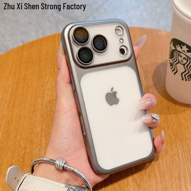 iPhone 17 Pro Max Matte Case with Full Coverage Lens Protection and Anti-Fall Design
