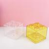 Transparent Colorful Boy Girls Cash Piggy Bank Toy Gift Coin Bank Building Block Coin Box Money Saving Box Storage Box