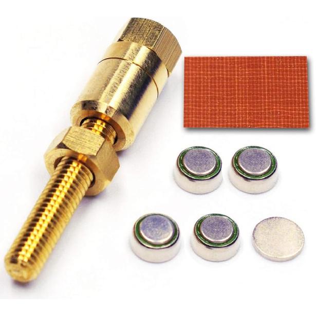 OUERMAMA Nut Off Bolt Magic Tricks with Video Tutorial Autorotation Rotating Screw Magic Props Close Up Gimmick Tricks Magic Toys