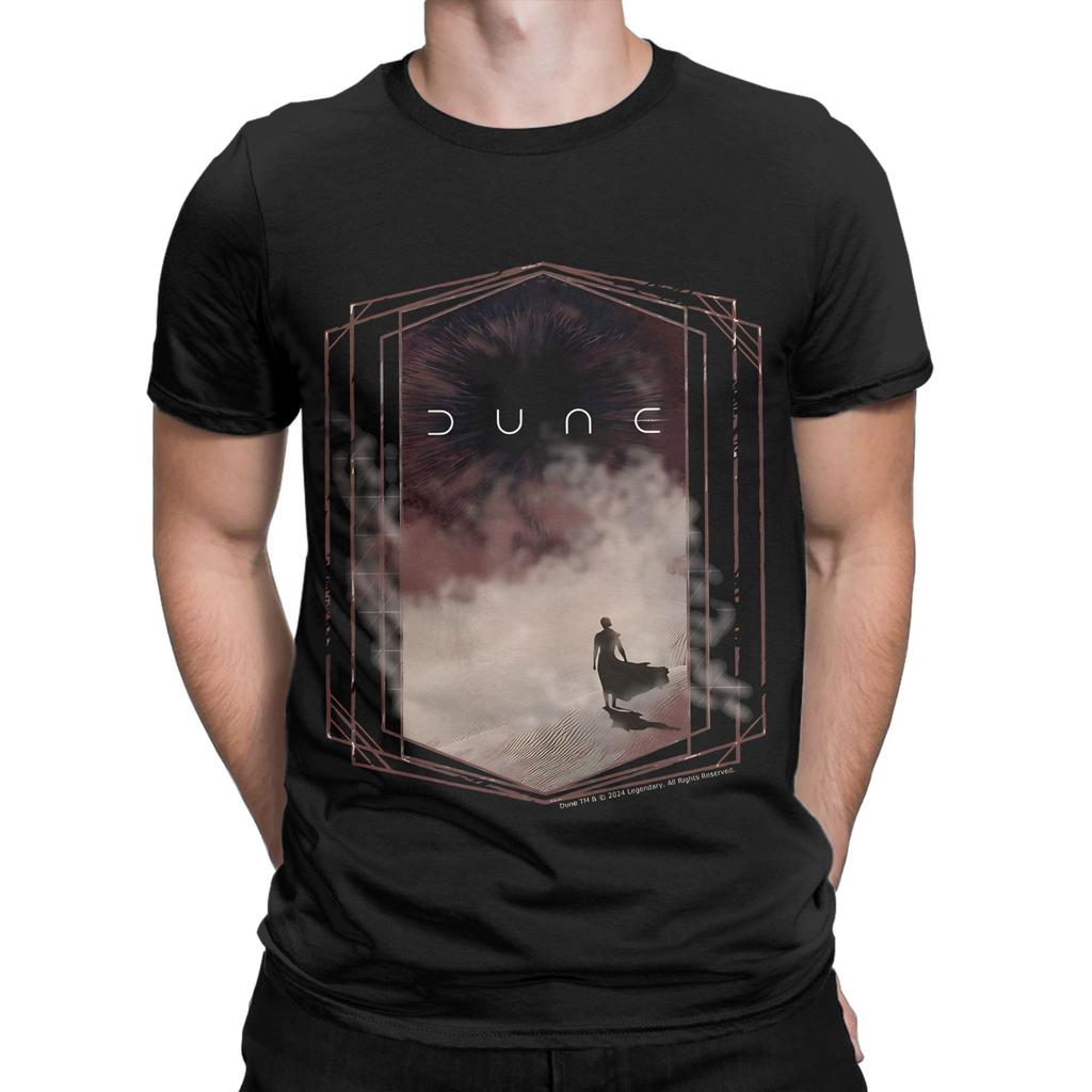dDUNE Shai Hulud Sandworm black background Novelty 100% Cotton T-Shirt dDune Tops Tees For Men