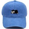 Embroidered Penguin Washed Cotton Baseball Caps Outdoor Women Adjustable Trucker Cap Fashion Men Sunscreen Snapback Peaked Hat
