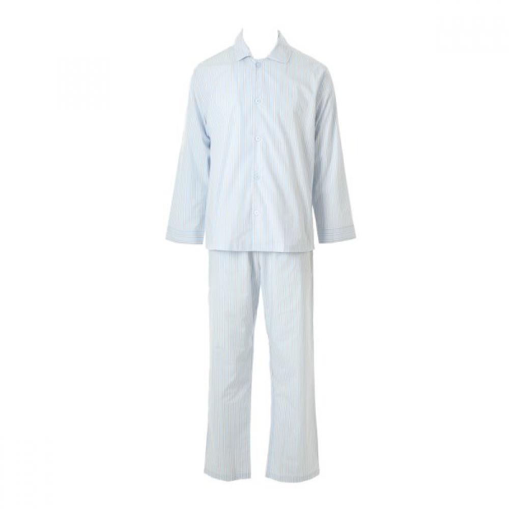 VenuS Women S Cotton Stripe Pajama Blue Vpaa211m Blue/95