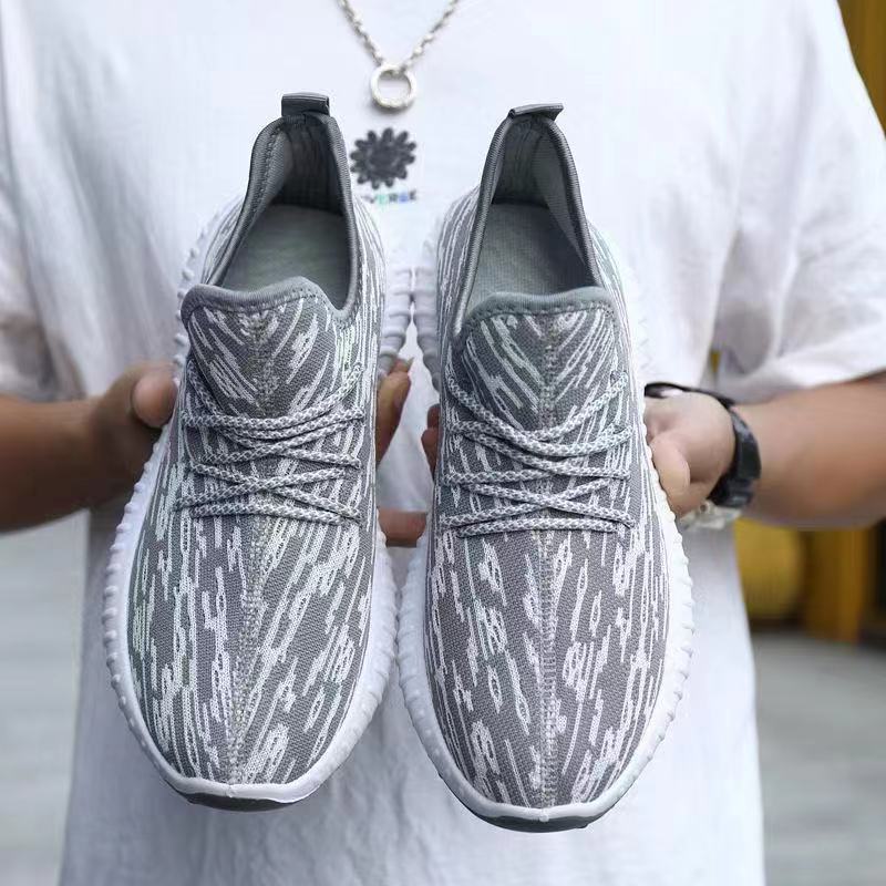 Coconut sneakers cloth shoes breathable fly weaving casual platform running coconut shoes