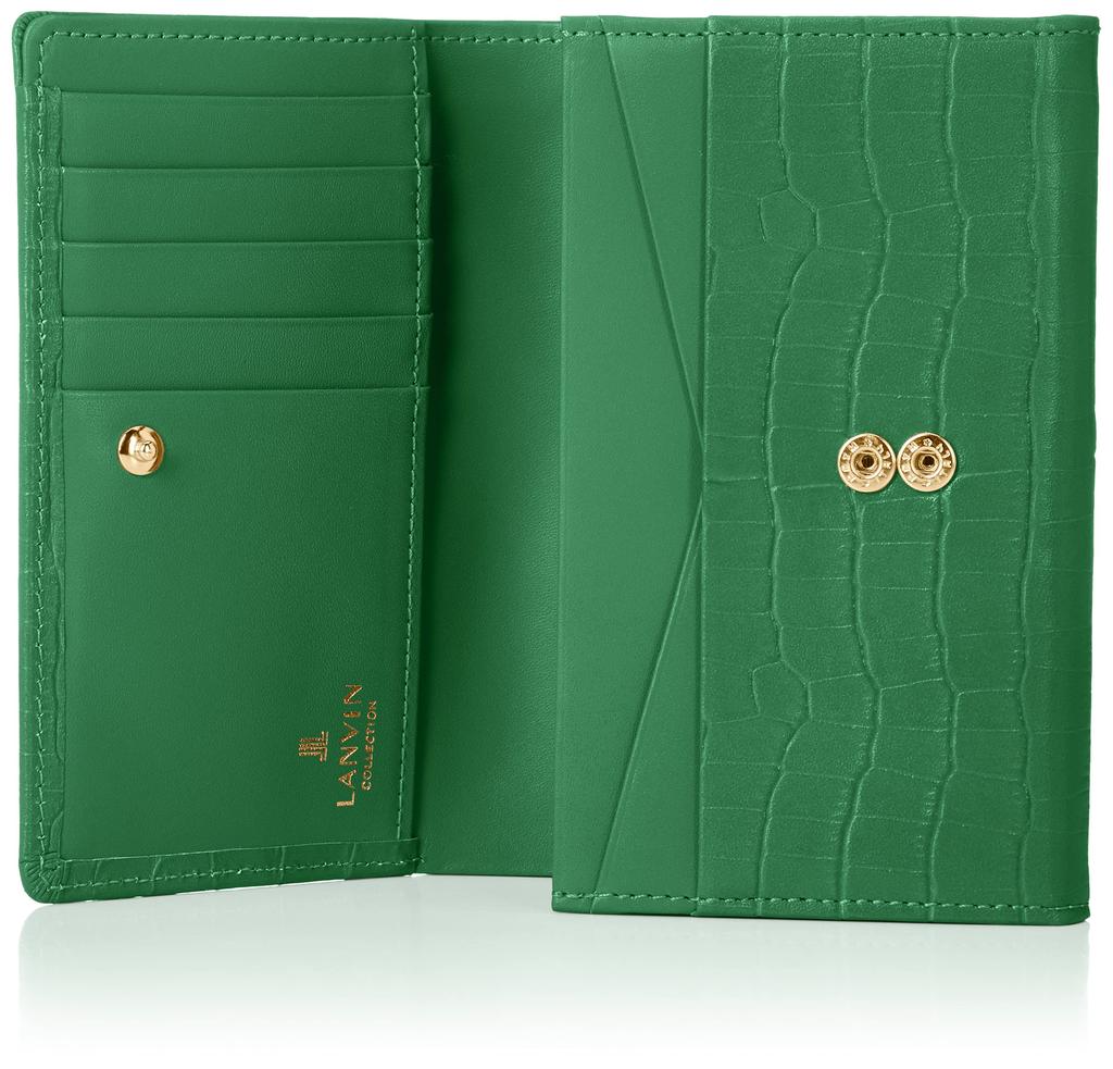 Lanvin Collection La Mer Purse Bifold Wallet 65-6713 Green
