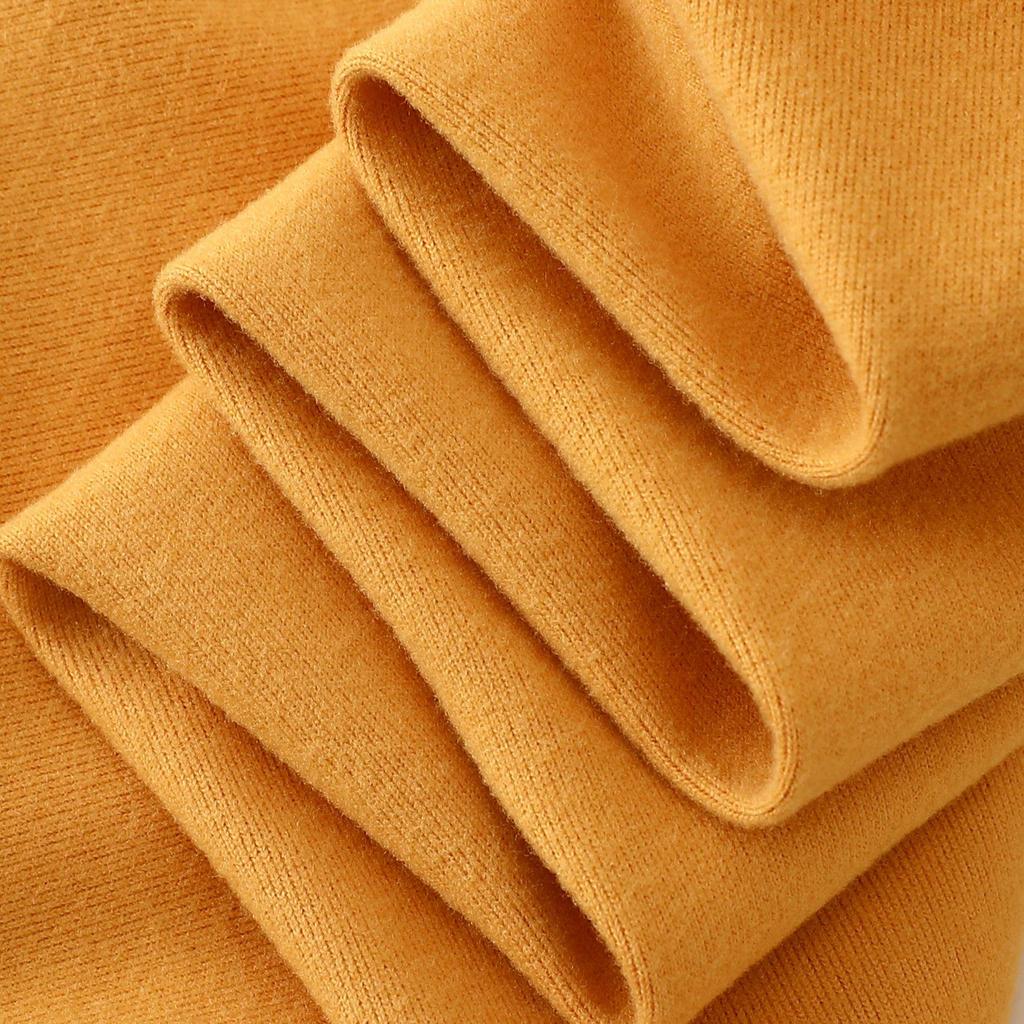 Women's Nano Fleece High Neck Ruffle Long Sleeve Warm T-shirt