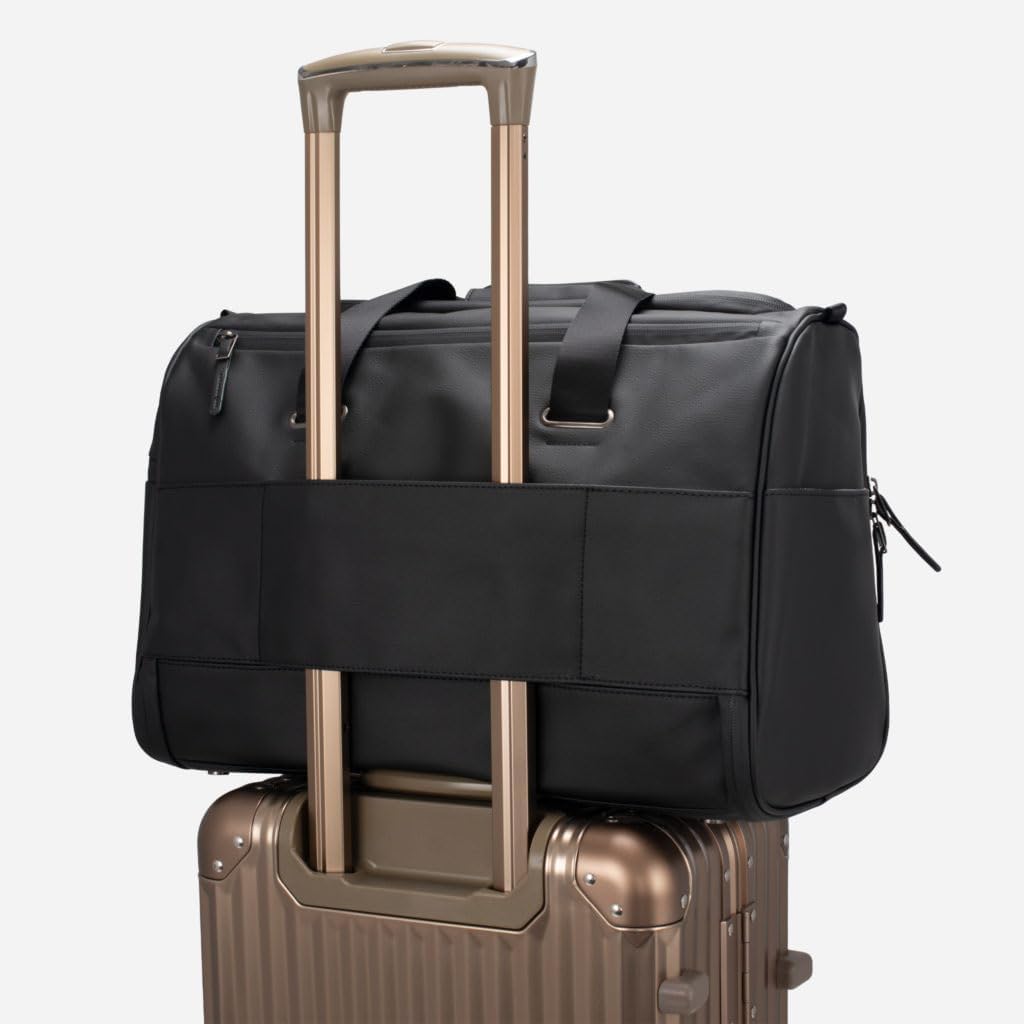 [Bezel] Golf Boston Bag Signature 2.0 Pebble Black