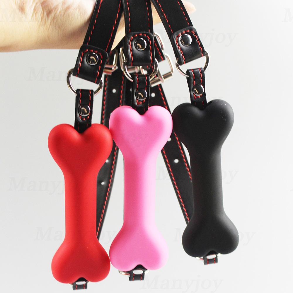 Soft Harness Mouth Silicone Dog Bone Ball Gag Open Mouth Gag Bdsm Bondage Slave Gag Sex Products Sm  Sex Toys for Women