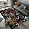 Horror Movie Chucky Pennywise Halloween Saw Character Carpet Rug for Living Room Bedroom Home Sofa Decoration,Non-slip Floor Mat