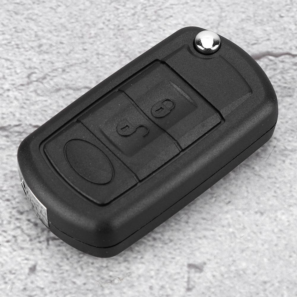 3 Button Car Remote Folding Flip Key Fob Case Blade Cover Shell Fit for Land Rover Discovery