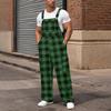 Men's Loose Fit Cargo Bib Overalls, Wide Leg Jumpsuit with Multi-Function Pockets