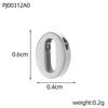 CARLIDANA Hot Sale Anniversary Stainless Steel Jewelry Creative Gold Color Silver Arabian Numbers Pendant Necklace Gifts Women