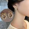 925 Silver Needle Korean Fashion Crystal Flower Earrings For Women Jewelry Trending New Luxury Zircon Flowers Stud Earrings