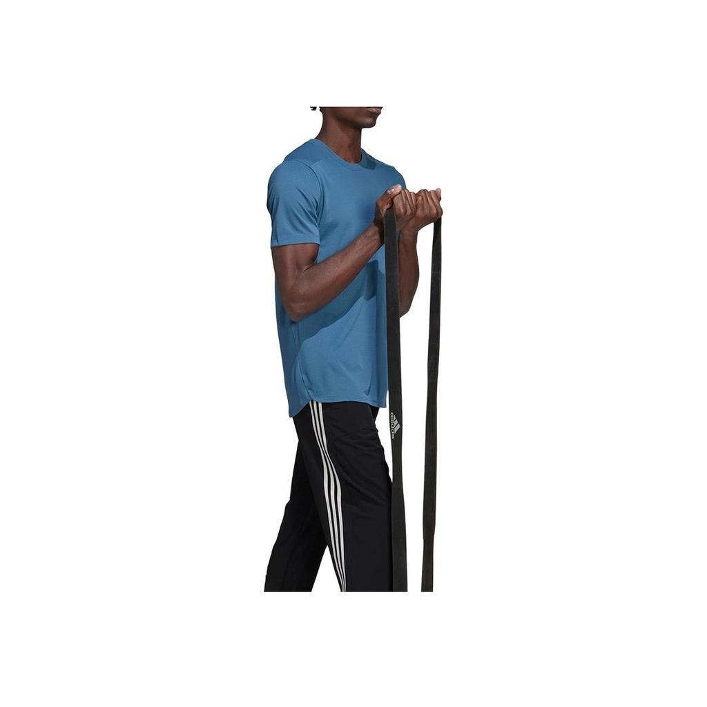 Adidas Stripe Logo Training Crew Neck Short Sleeve T-Shirt Men Tops Navy-Blue HU0112