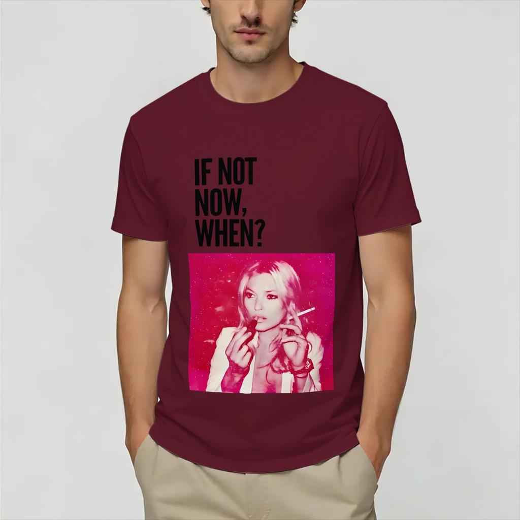 Kate Moss T Shirts Unisexs Pure Cotton Casual TShirts Crew Neck Tee Shirt Short Sleeve Clothing Gift Idea