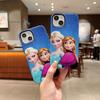 Frozen Elsa Double Layer Phone Case, Compatible with iPhone X/SE/7/8/11/12/13/14/15/16/17 Pro Max Plus