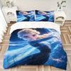 Elsa'S Frozen Magic Print 3Pcs Bedding Setduvet Cover With 2 Bedropillowcase Home Birthday Gift