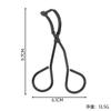 Segmented Eyelash Curler Compact Design Eyelash Shaping Tool with Curved Clamp for Precise Curling and Comfortable Grip for Eyelash Styling