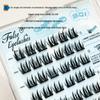 BQI Adhesive-Free Sunflower Style False Eyelashes - No-Glue Natural Grafting Lashes