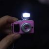 LED Kamera Elektrischer Leuchtender Schlüsselanhänger Kunststoff Mini Kamera Spielzeug LED Schlüsselanhänger Dekoration