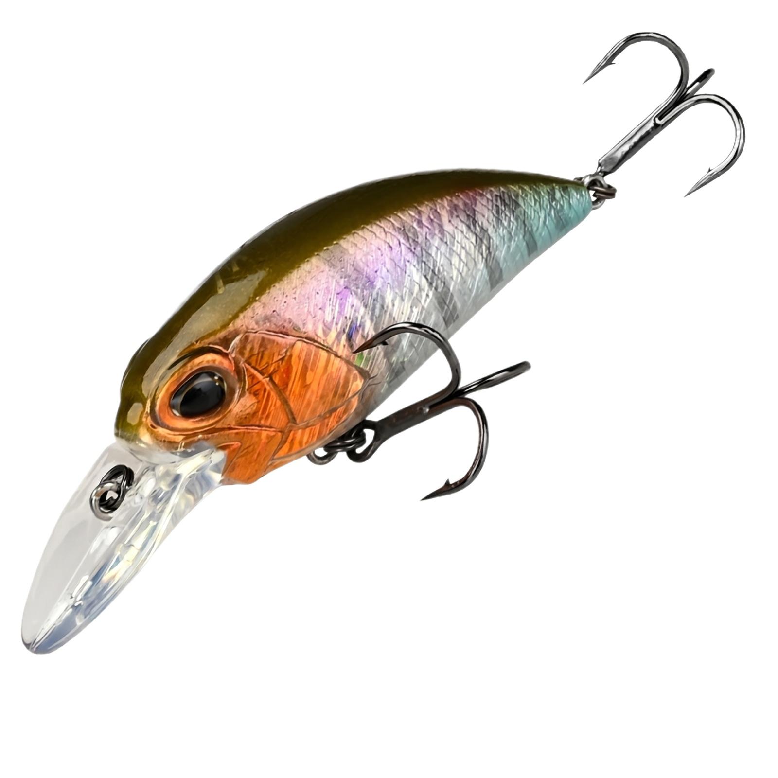 

Micro Crankbait Single Hook Hard for Trout & Horse Mouth Fishing one size