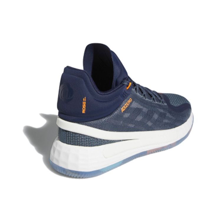 Adidas D Rose 11 Comfortable Versatile Non-Slip Durable Low-Top Basketball Shoes Men Sneakers Blue FV8932