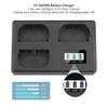 LP-E6 LP-E6N LPE6NH Triple Slot Battery Charger  For Canon EOS 5D Mark II Mark III Mark IV 5D SR 60D 60Da 6D 70D 7D R5 R6