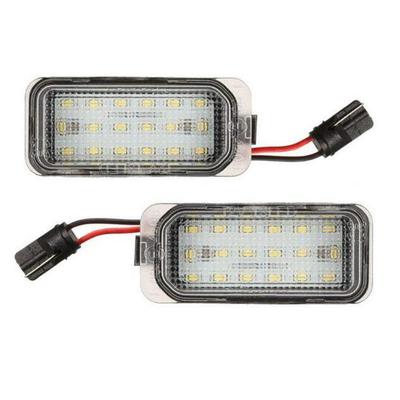Σετ Φώτων Πινακίδας LED 2 τεμαχίων Jaguar XF XJ Ford Focus fiesta Καθαρό Λευκό 6000K