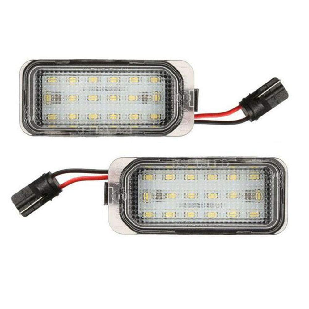 

Boomboost - LED License Plate Light Set of 2 Jaguar XF XJ Ford Focus fiesta Pure White 6000K