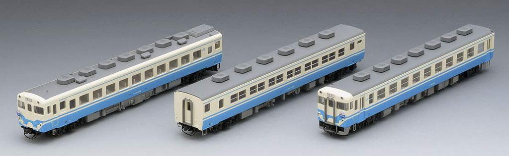 TOMIX N Gauge Limited Edition Kiha 58 Series Uwajima JR Shikoku Color Set B 3-Car Diesel Train Model 97931